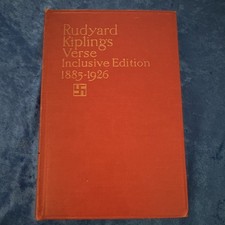 1ST ED Rudyard Kipling Verse Inclusive Ed HC 1st Ed Doubleday 1927 Garden City  picture