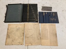 Vintage Flynn Mfg Detroit Thread Measuring Wire Gauge Sets Machinist Tool Lot picture