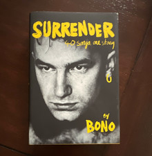 Bono Signed Hardcover Memoir: Surrender: 40 Songs, One Story SIGNED COPY  picture