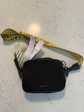OFF-WHITE VIRGIL ABLOH INDUSTRIAL CAMERA BAG BLACK YELLOW CROSSBODY picture