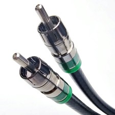 CUSTOM MADE TO ORDER - RCA Audio Cable, Solid Copper Core 18AWG, 1ft to 200ft picture