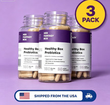 3pc Genuine Her Fantasy Box Healthy Box Probiotics (30 Capsules) New & Sealed- picture