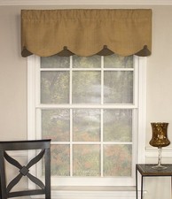 RLF Home Burlap Petticoat Valance17x52 picture