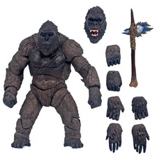 King Kong Gorilla Action Figure Model Toy Articulated Movable Vinyl Figurine picture