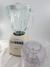 Osterizer 6630 10 Speed Blender Glass Jar Food Processor Vintage TESTED WORKING picture