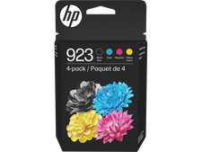 HP 923 CMYK Original Ink Cartridge 4-Pack, ~500 pages K, ~400 pages C/M/Y, picture
