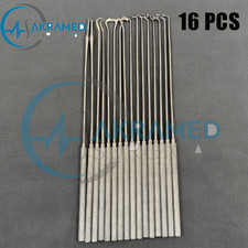 Neuro Hardy Pituitary Curettes Set Of 16 Transsphenoidal Surgical Instruments picture