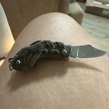 Vintage Tiger Small Knife Folding Pocket Blade Japan Stainless picture