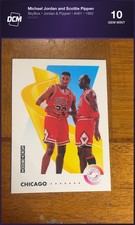 1992 SkyBox Jordan & Pippen Michael Jordan and Scottie Pippen #461 DCM 10 picture