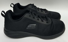 Skechers Work Shoes Men’s 9.5 Wide Black Ultra Flex 3.0 Daxtin Slip Resistant picture