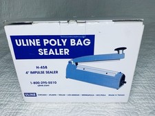 ULINE Tabletop Impulse Poly Bag Sealer 4” New, Model #H-458 picture
