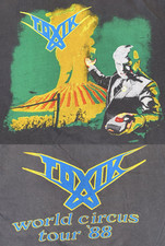 Vintage Reprint Toxik Band  - World Circus Tour shirt 1988 picture