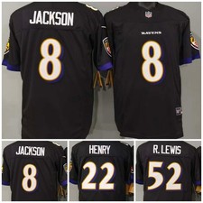Tariffs​ Free BAL Ravens F.U.S.E Black Sewn Stitched Jersey. picture