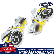 2Pcs 3D Metal Super Bee Armored Hornet  Car Side Fender Badge Emblem For Charger picture