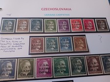 Czechoslovakia C.S.R. Post-War Large Set 20 Stamps picture