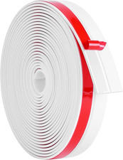 Weather Stripping Silicone Door Seal Strip 1 in X 20 Ft Door Draft picture