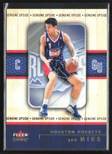 Yao Ming 2002-03 Fleer Genuine Upside RC /2002 #120 Houston Rockets picture
