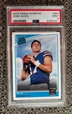 2018 Panini Donruss - Rated Rookie Josh Allen #304 (RC) - PSA 9 picture