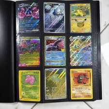 100+ Pokémon Card Lot Modern and Vintage Binder Collection (Binder Included) picture
