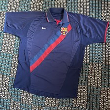 Vintage 2002/03 Nike FC Barcelona Away (Authentic) Football Jersey Size L picture