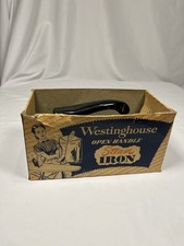 Vintage Westinghouse Open Handle Chrome Steam Iron picture