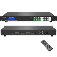 MT-VIKI 4x4 HDMI Matrix Switch 4K@30Hz Splitter Rack Mount RS232 LAN EDID picture