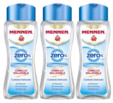 MENNEN Zero%  Shampoo 0% Alcohol, Colorants & Silicones 400 mL – 3 Pack picture