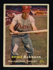 1957 Topps, Richie Ashburn, #70 picture