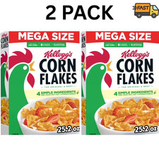 Kellogg’s Corn Flakes Original Cereal Mega Size 25.2 Oz Pack of 2 picture