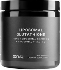 Toniiq Liposomal Glutathione ~ 1,500mg Complex ~ ReaLipo® & LipoAvail® picture