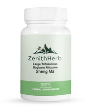 ZenithHerb Sheng Ma, Large Trifoliolious Bugbane Rhizome, 200 Count Capsules picture