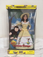Mattel Barbie Collectibles Barbie & Curious George Collector Doll w/ Plush 28798 picture