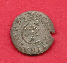 Riga Schilling 1653 Christina Livonia Sweden Latvia 402 picture