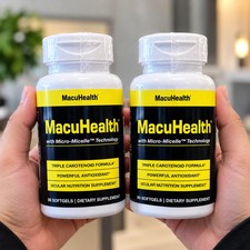 MacuHealth Triple Carotenoid Eye Vitamins 90 Softgels 3 Month Pack New picture