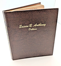 Dansco Susan B. Anthony Dollars Album 1979-1981 + Full page. Inc variety & Proof picture