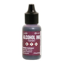 Ranger, Tim Holtz, Alcohol Ink, Currant Alcohol Ink, .5 fl oz, Red Ink, Dark Red picture