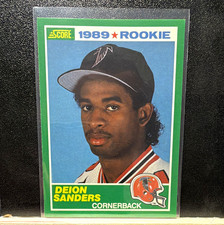 SCORE 1989 Score Deion Sanders Rookie #246 Atlanta Falcons NFL Football Card picture