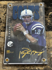 Peyton Manning 1998 Authentic Images Jumbo Acetate Facimile Signature  /1,000 RC picture
