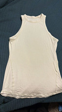 Women's LuluLemon S-M High Neck Racerback Tank Top Athletic Fit Stretch Knit picture