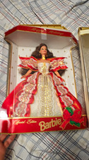 Two Barbie Holiday  Celebration  Bob Mackie 2000 10th Anniversary 1997 Holiday picture