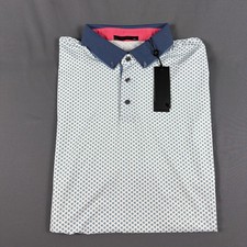 Greyson Golf Shirt Polo Sleeve Logo Canoe Brook Custom Print XXL Arctic NWT $118 picture