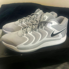 Nike KD 17 Men's Gray/White/Black Low Top Lace-Up Athletic Sneakers picture