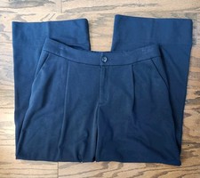 Cabi BLAKE TROUSER 4896 Size LARGE Navy Wide Leg NEW $139 picture