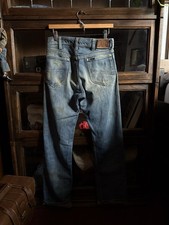 True Vintage Lee Rider 30x30 Medium Wash Jeans Half-Selvedge picture
