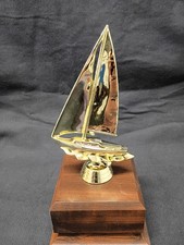Sailboat on Base with  & Engraving picture