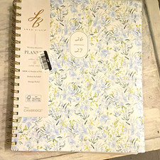 Cambridge Leah Bisch 2026-2027 Large Weekly/Monthly Floral Spiral Planner picture