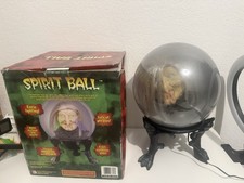 Gemmy 2007 Animated Witch Spirit Ball Light Up Talking Head Halloween Prop READ picture