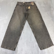 Levi's 578 Baggy Denim Jeans Men's Size 30x30 Gray Cotton Y2K picture
