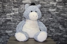 NWT Goffa Plush Stuffed Donkey 26 Inch Gray/White Rare picture