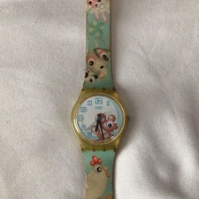 SWATCH GENT MISE & COW Watch 2007 GE189 New Battery Running picture